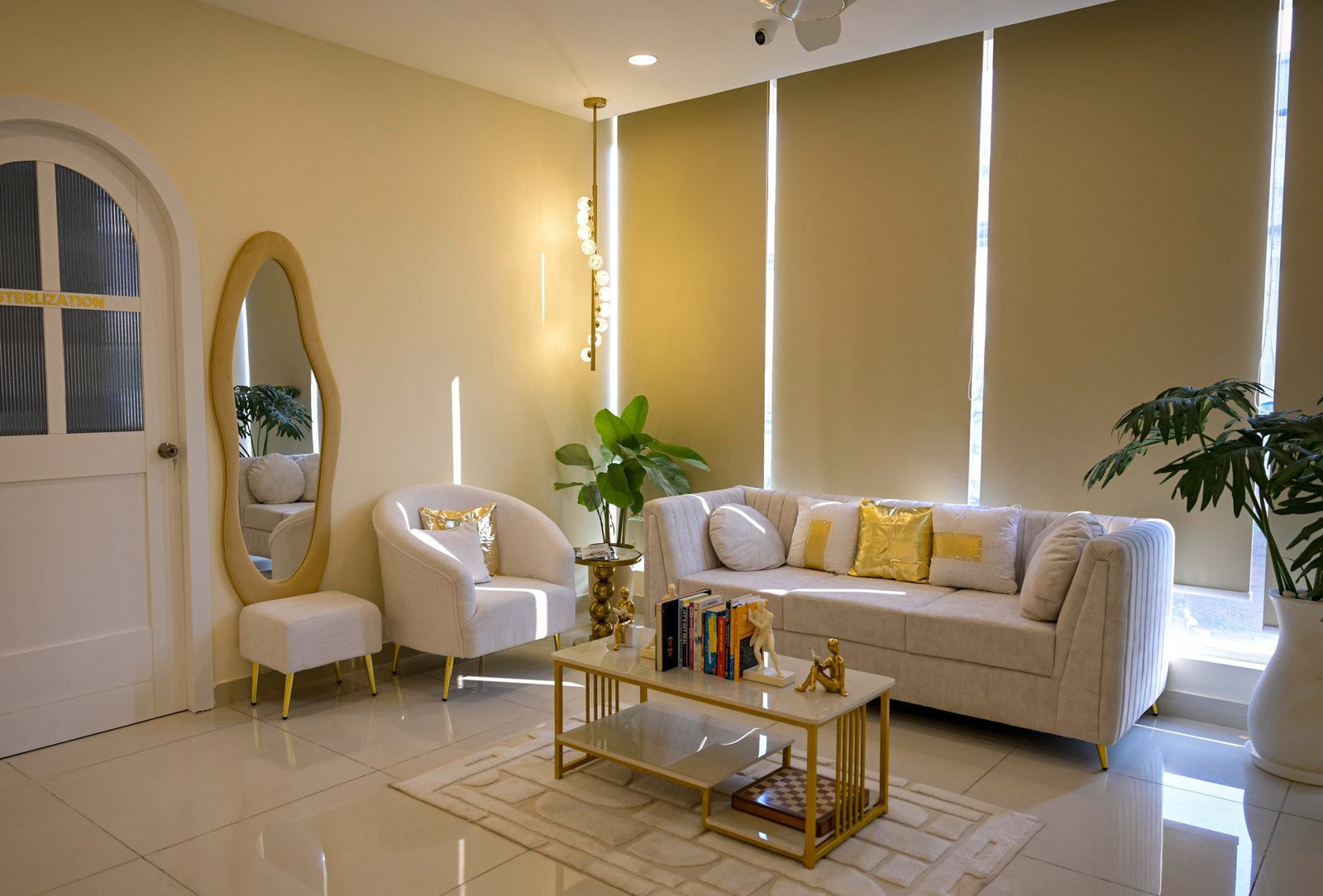 The Smile Edit – Waiting Area with Certificates Wall